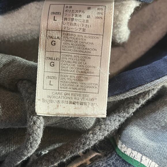 Walt Disney World Hoodie Sweatshirt Mens‎ Large Gray Mickey Mouse Vacation - Picture 7 of 10